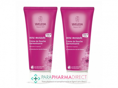 Weleda Rose Musquée Crème de Douche 2x200mlLot  × 2