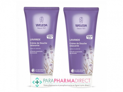 Weleda Lavande Crème de Douche 2x200mlLot  × 2