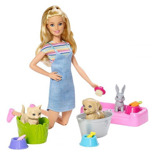 Barbie® Игровой набор «Кукла и домашние питомцы»