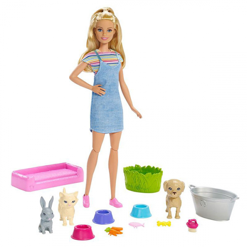 Barbie® Игровой набор «Кукла и домашние питомцы»
