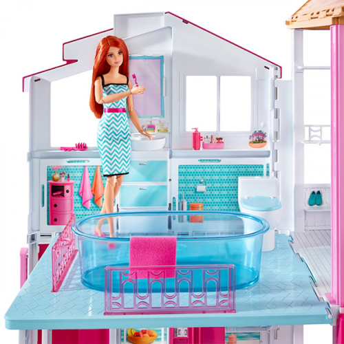 Игрушка Barbie Городской дом Малибу