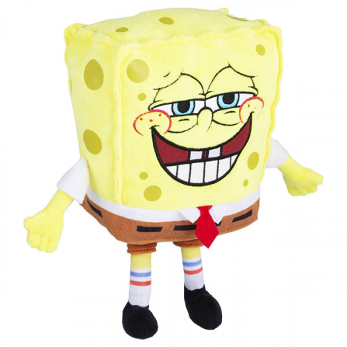 SpongeBob игрушка плюшевая 20 см со звук. эффектами Спанч Боб (пукает) EU690902