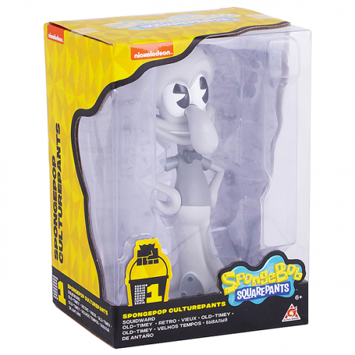 SpongeBob игрушка пластиковая 11,5 см  - Сквидвард ретро EU690703
