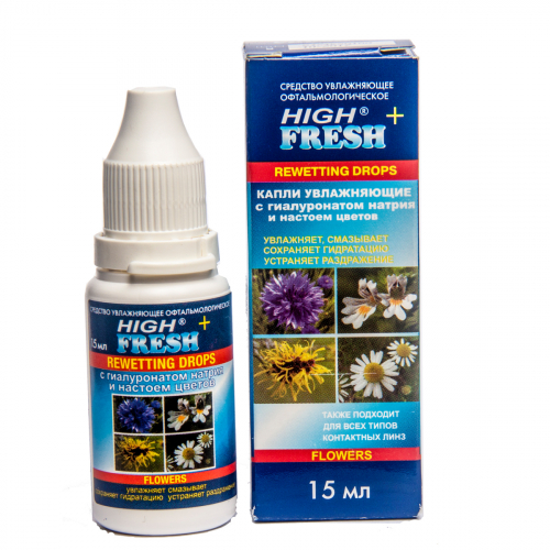 HighFresh + с гиалуронатом натрия и экстрактами лечебных цветов