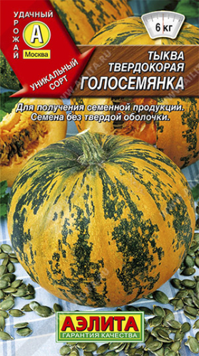 Тыква Голосемянка 1 г ц/п Аэлита, 4-6 кг