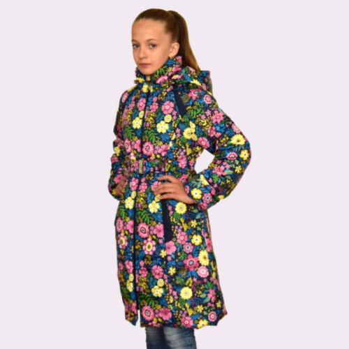Пальто зимнее для девочки, модель ЗП66