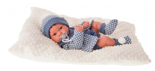 5035 Кукла-младенец Анжело в голубом, 42 см