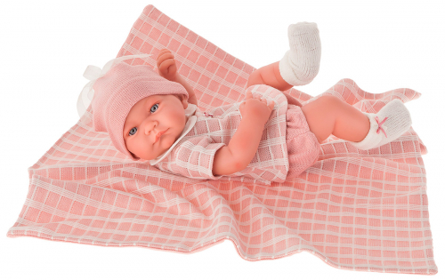 5046P кукла-младенец Дафна в розовом, 42 см