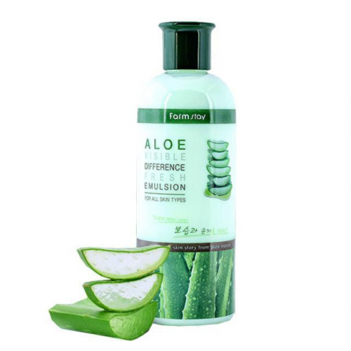  556FarmStay Aloe Visible Difference Fresh Emulsion Освежающая эмульсия с экстрактом алоэ 350мл