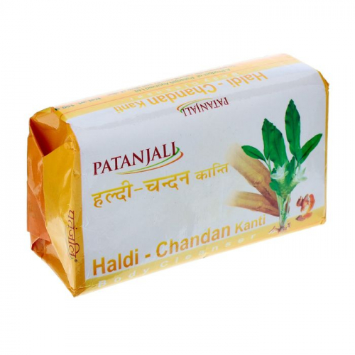 мыло аюрведическое травяное  Патанджали (Patanjali) халди чандан 150гр