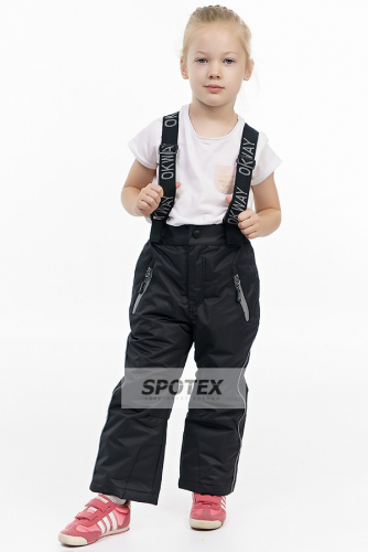 Детские брюки для малышей OK WAY WQ 000A черный демисизонные