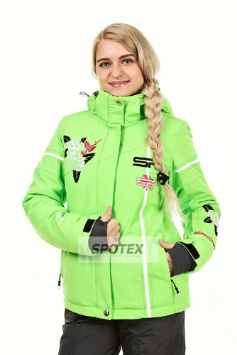 Куртка женская горнолыжная Bujiwu WK56028 салатовый
