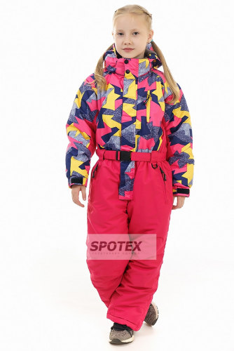 Детский зимний комбинезон OKWAY для малышей WQ-110 розовый