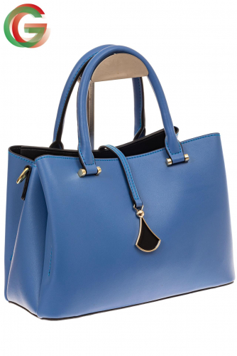 Женская сумка из натуральный кожи, цвет синий