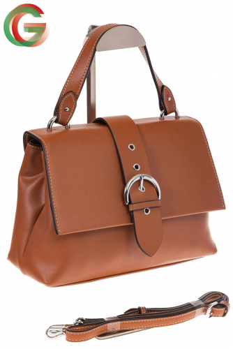 Кожаная сумка коричневого цвета 3031AK