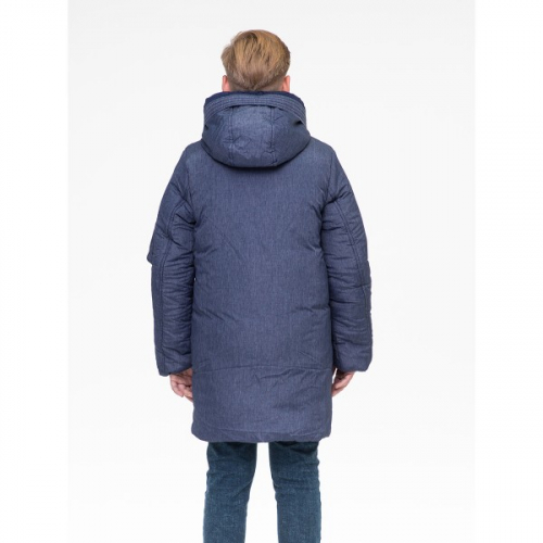 Куртка зимняя для мальчика Классика 181901 темно-синий DISVEYA