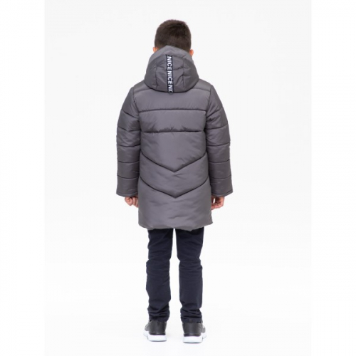Куртка зимняя для мальчика Руслан 141902 светло-серый DISVEYA 