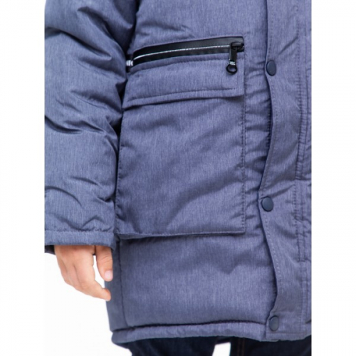 Куртка зимняя для мальчика Ростик 141901 светло-синяя DISVEYA