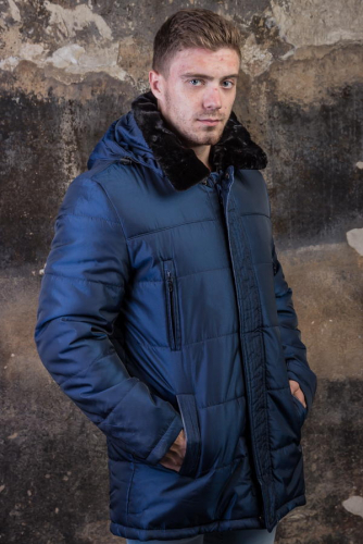 Куртка 16860 синий PAOLO МАХ
