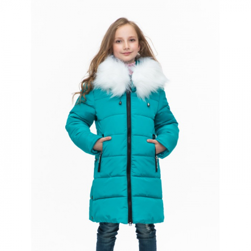 Пальто зимнее для девочки Маруся 151902 цикламен DISVEYA