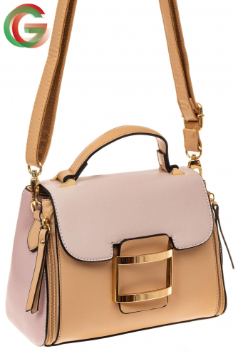 Летняя сумка-портфель из искусственной кожи, цвет розовый