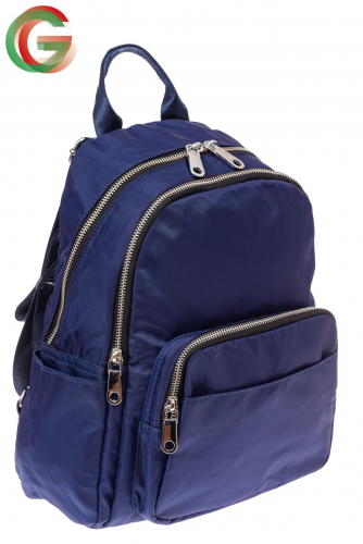 Городской женский рюкзак из текстиля, цвет синий