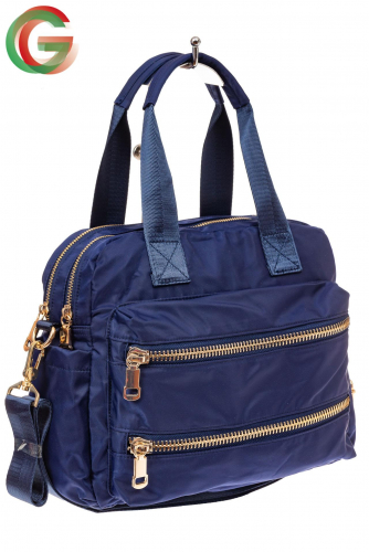 Женская текстильная сумка, цвет синий