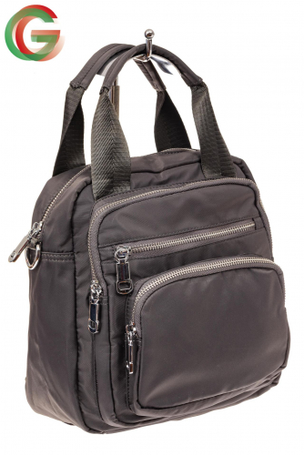 Текстильный рюкзак-трансформер, цвет серый