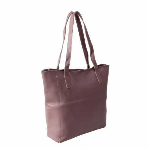 Стильная женская сумочка Levrone_Egol из натуральной кожи цвета фиолетовой пудры.