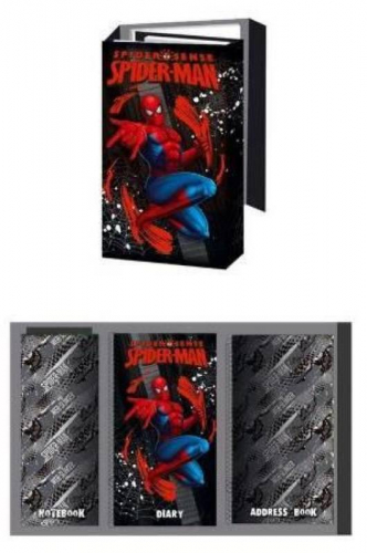 Органайзер склад.95х160  ноутбук, адресная книга, дневник (12,5 x 21,5 x 3) см Spider-man