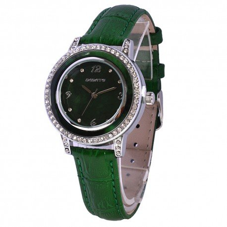 Деревянные часы Bewell ZS-1065A (green)