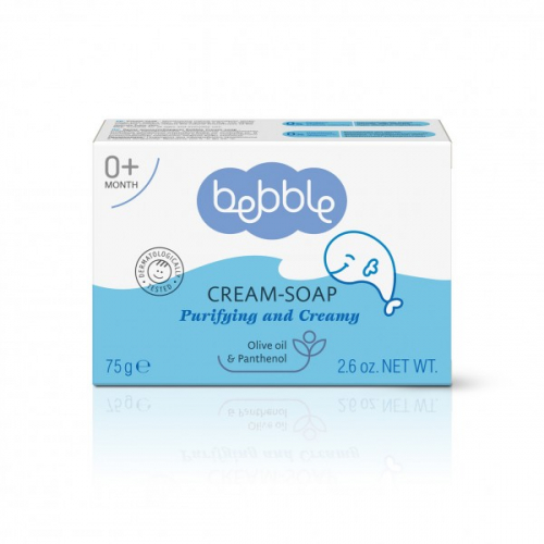 Крем-мыло детское (твердое) ОЛИВА Cream-Soap Bebble 0+