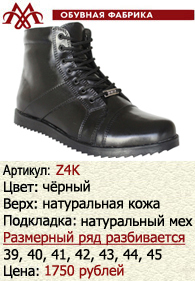 Зимняя обувь оптом: Z4K.