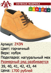 Зимняя обувь оптом: Z43N.