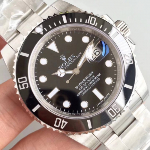 Серии Rolex 116610LN подводник-97200 черный циферблат часы(черный Призрак)