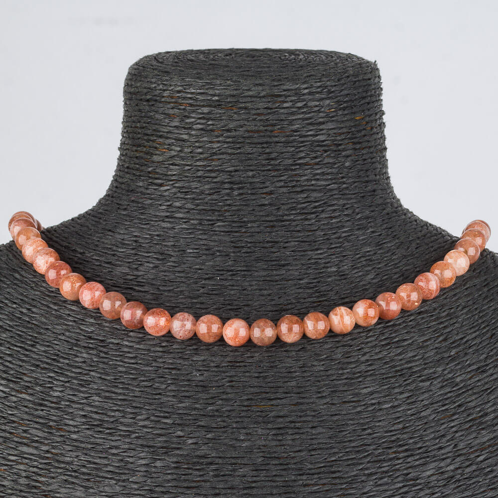 Радуга Самоцветов Бусы из Солнечного камня