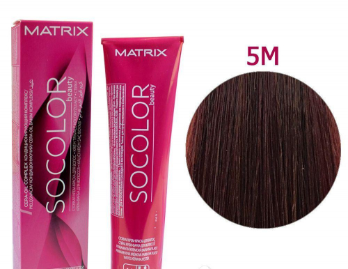 Соколор Бьюти, стойкая крем-краска для волос, оттенок 5M, 90 мл