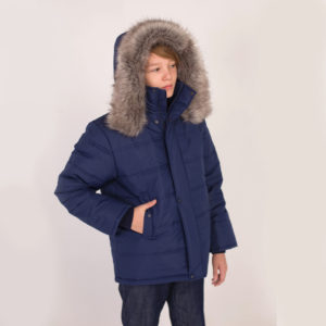 Куртка зимняя для мальчика, модель З91, цвет синий