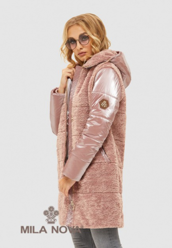 Mila Nova Куртка К-108 Розовая