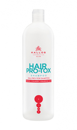 HAIR PRO-TOX Шампунь для волос с кератином коллагеном и гиалуроновой кислотой для слабых волос.