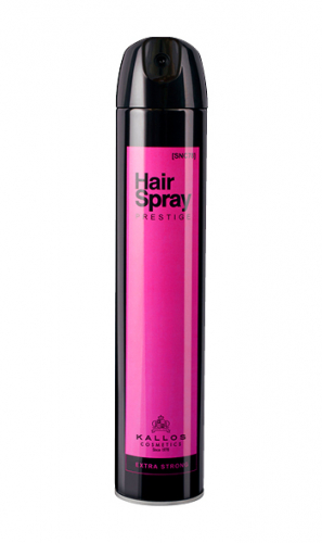 KALLOS Лак для укладки волос экстра сильной фиксации для объема и гибкости, 500 ml
