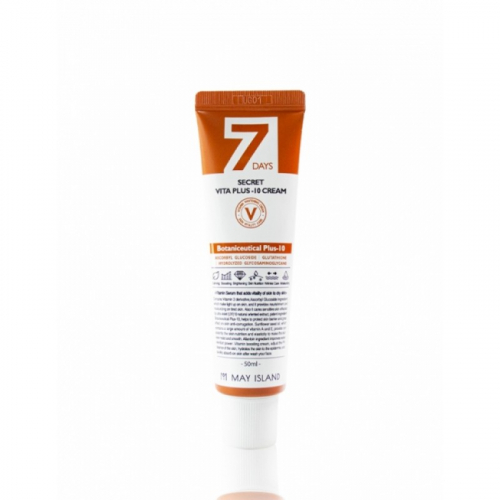 May Island 7 Days Secret Vita Plus -10 Cream - Витаминизированный крем для осветления и выравнивания тона кожи 50мл
