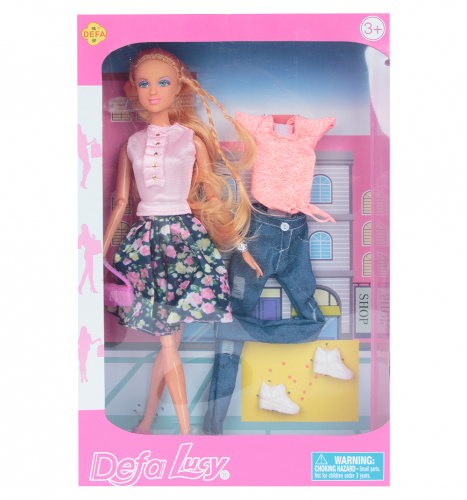 DEFA, ИГРУШКА - кукла в наборе, с одеждой, с акс, (26 см), (в асс)
