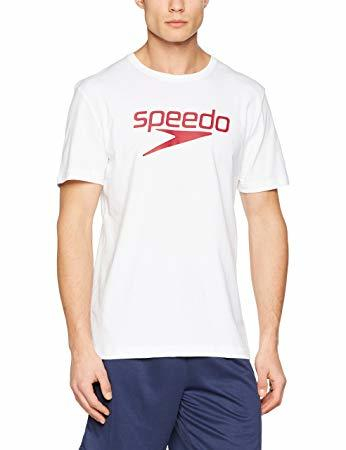 SPEEDO Large Logo T-Shirt white футболка, (0003) бел
