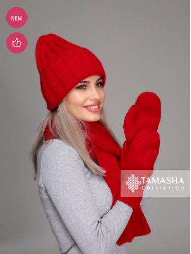 Комплект «ВЕСТА new» (шапка+шарф+варежки)