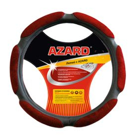Оплётка на руль AZARD спонж 6 лепестков Красный М