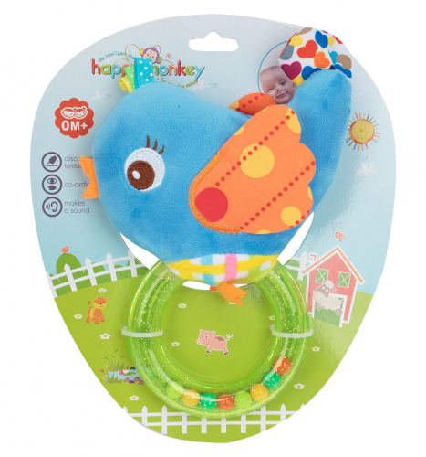 HAPPY MONKEY, ИГРУШКА развивающая (14.5*16.5 см.)