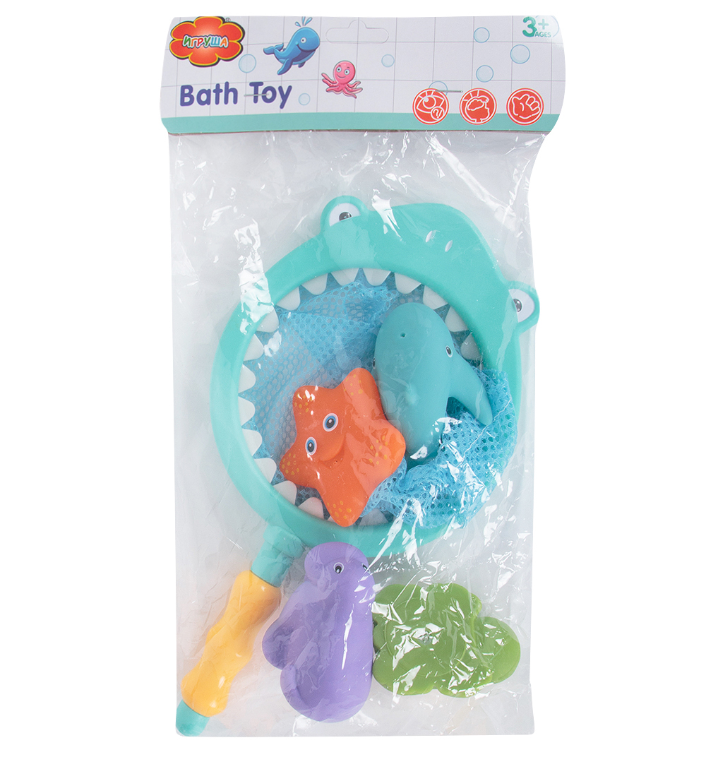 ИГРУША, НАБОР игровой для ванны, (4 шт)
