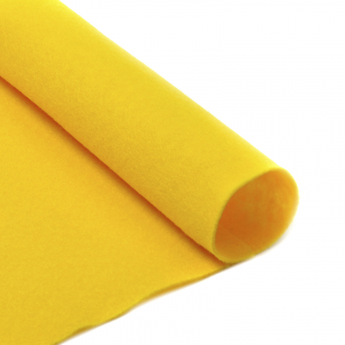 Фетр в рулоне жесткий IDEAL 1мм 100см арт.FLT-H2 уп.5м цв.643 желтый