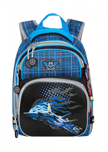 Рюкзак школьный ACROSS, артикул ACR18-178A-2, цвет синий, материал текстиль